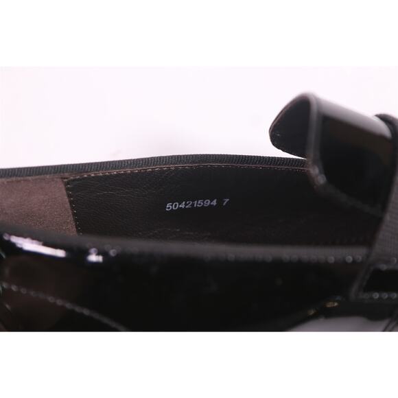 Hugo Boss Black Patent Leather Tuxedo Formal Loafers Grosgrain Band Men's US 7 - Picture 12 of 12